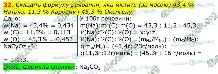 ГДЗ Химия 9 класс страница 32